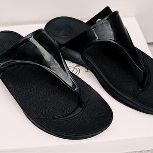 Patent Leather Slippers